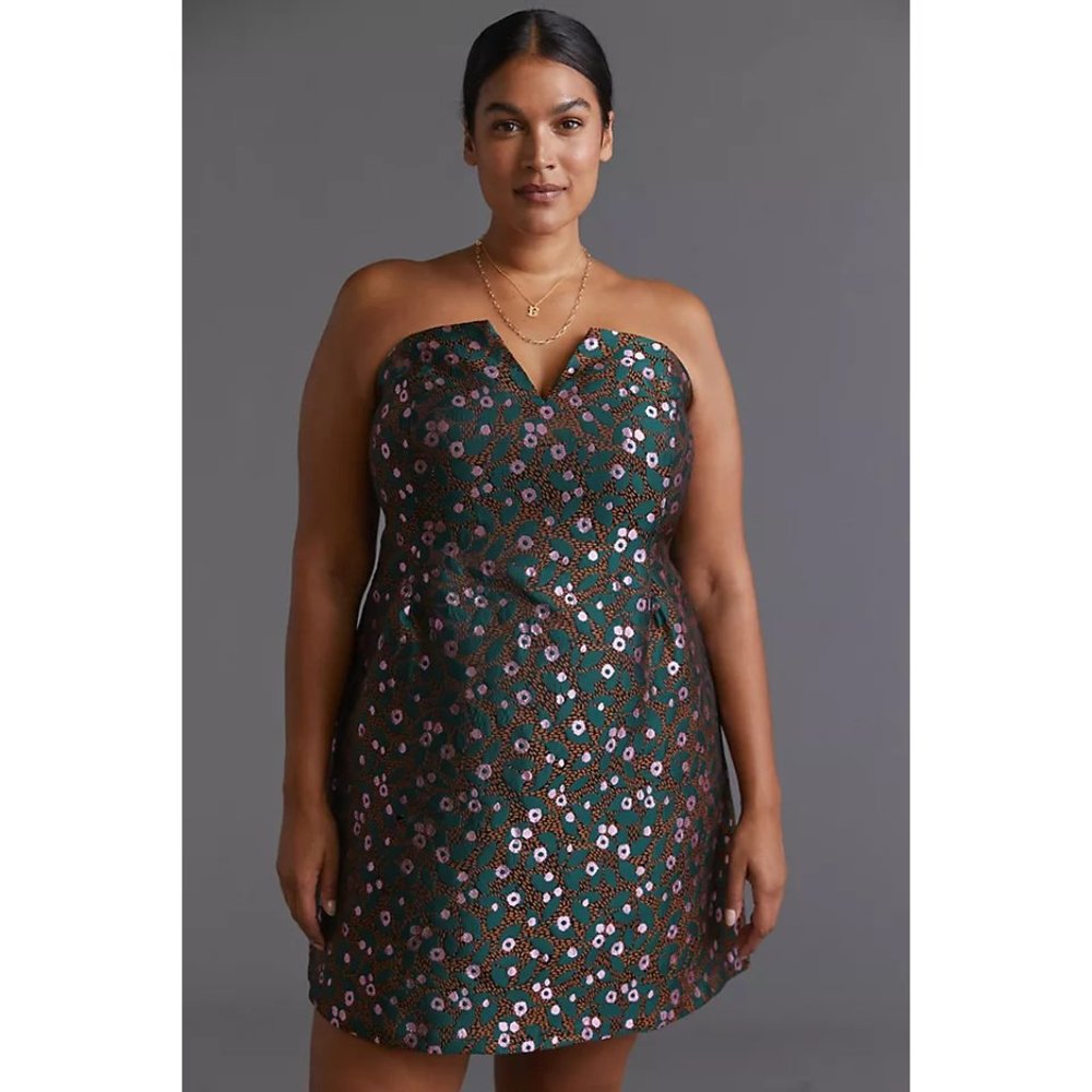 Eva Franco Anthropologie Sweetheart Strapless Mini Party Dress - Picture 6 of 6